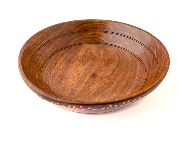 istock Empty wooden salad or fruit bowl 532226119