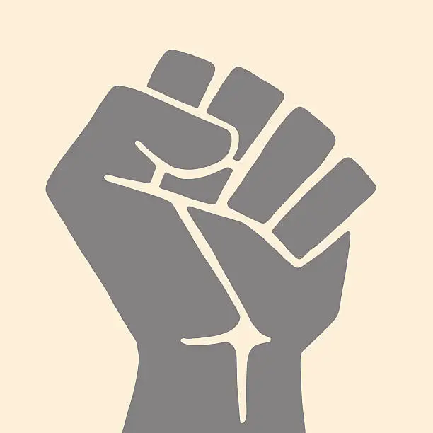 Vector illustration of Clenched Fist