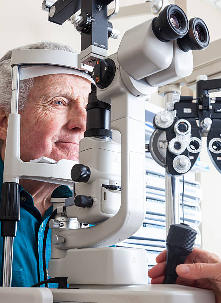 istock Optometrist with senior patient 532226615