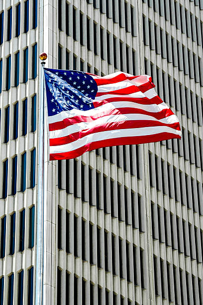 istock American Flag outside a skyscraper in downtown Detroit 532239281