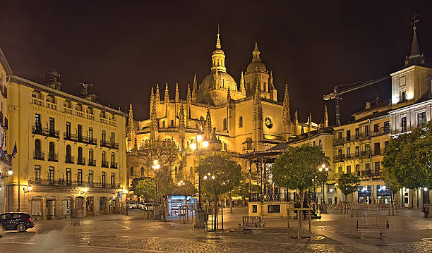 istock night view of Segovia Cathedral 532240683