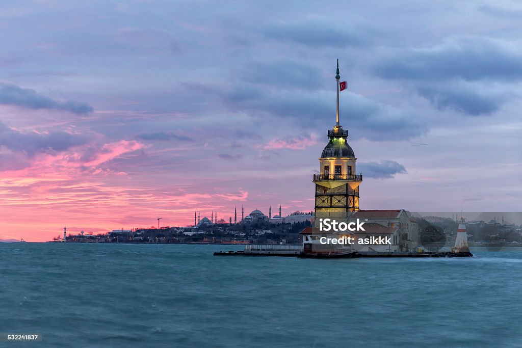 Maiden's Tower in Istanbul, Turkey Maiden's Tower - Turkey Stock Photo