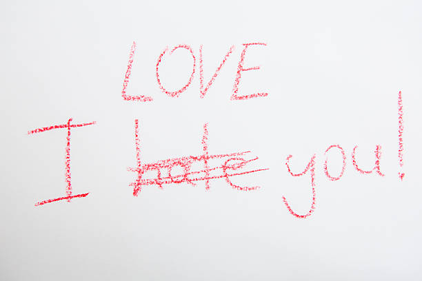 istock Handwritten simple words. I love You. Creative card 532243051