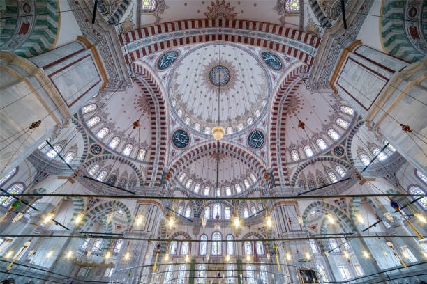 istock Ceiling of Fatih Mosque in Istanbul, Turkey 532243177