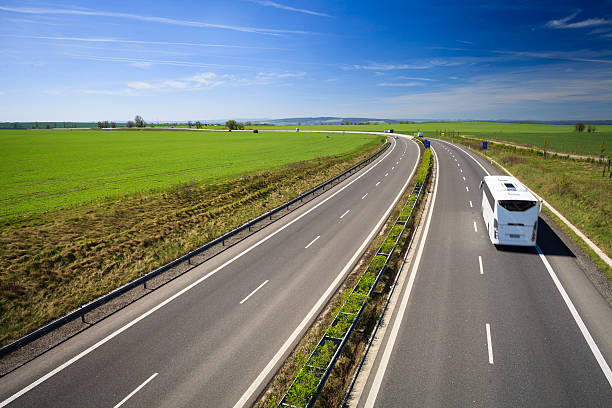 istock Highway traffic on a lovely, sunny summer day 532243941