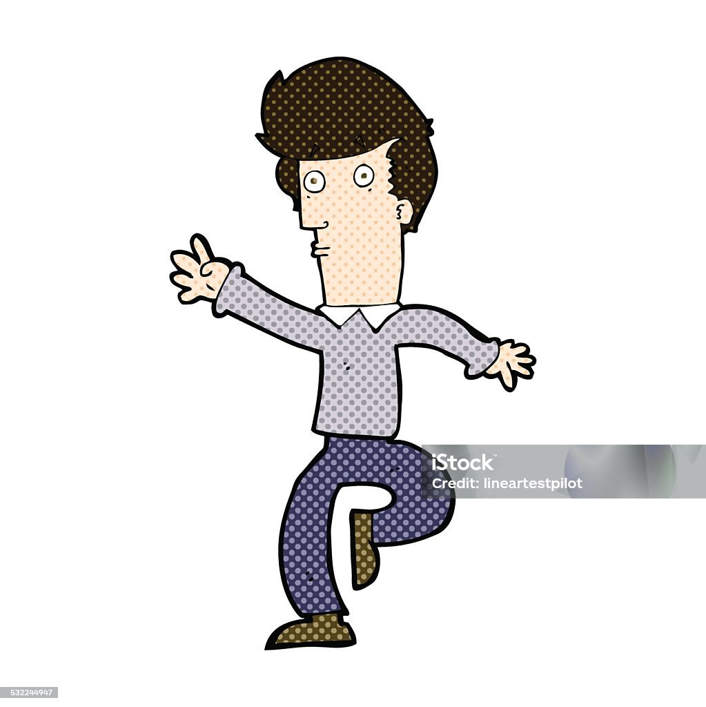 Cartoon Human Rushing Comic Cartoon Rushing Man Stock Illustration - Download Image Now ...
