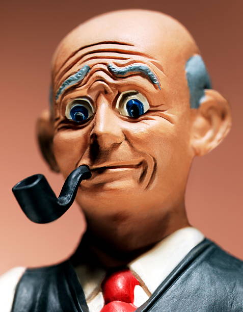 istock Worried Bald Man Smoking Pipe 532245389