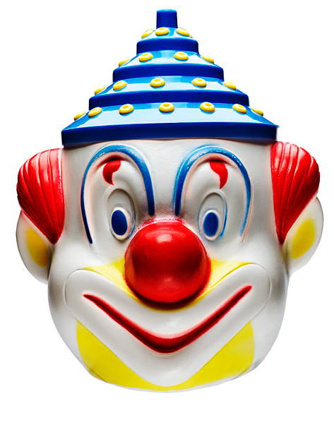 istock Head of a Plastic Clown Toy 532245409