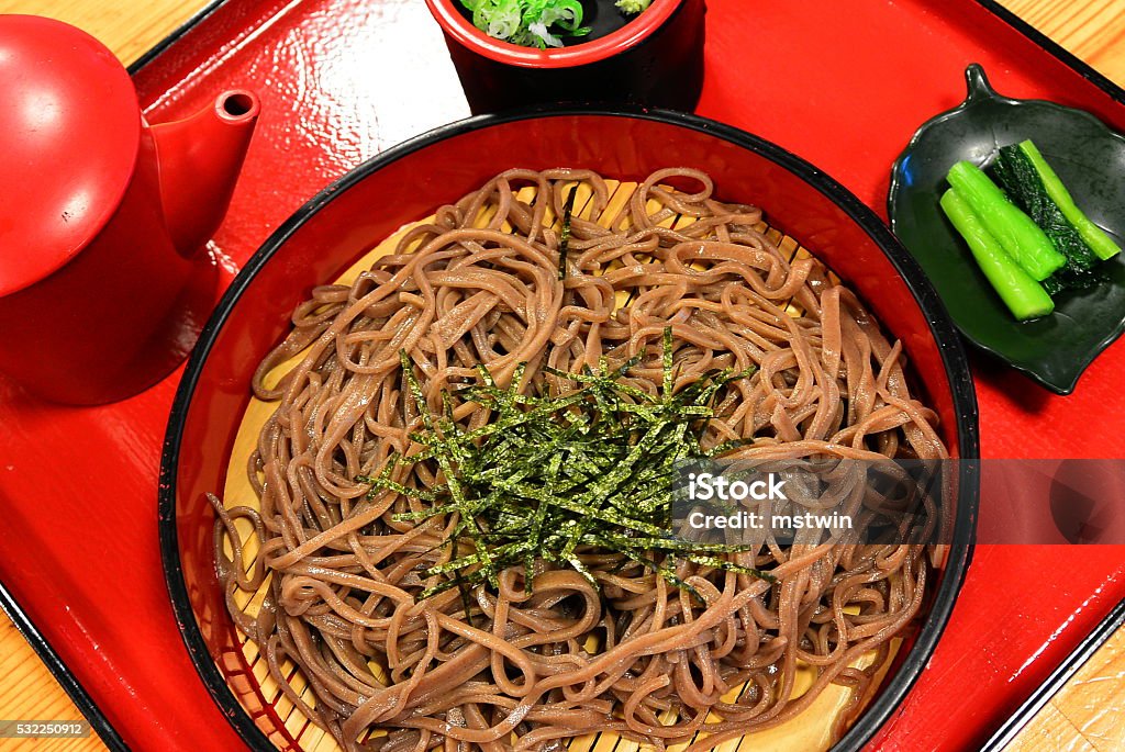 Zaru-soba. - Foto de stock de Alimentação Saudável royalty-free