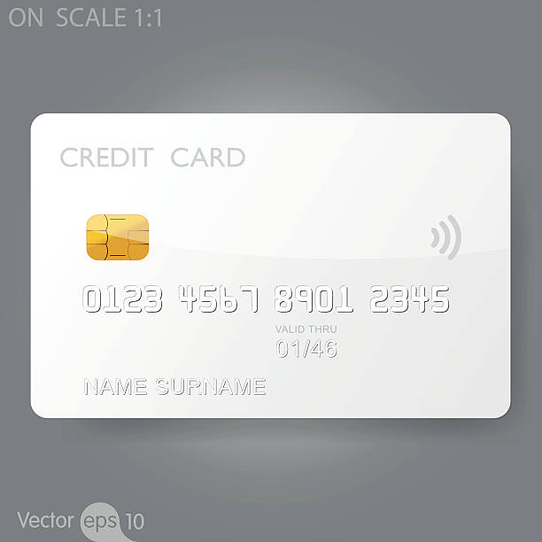 ilustraciones, imágenes clip art, dibujos animados e iconos de stock de blanco plantilla de tarjeta de crédito - credit cards