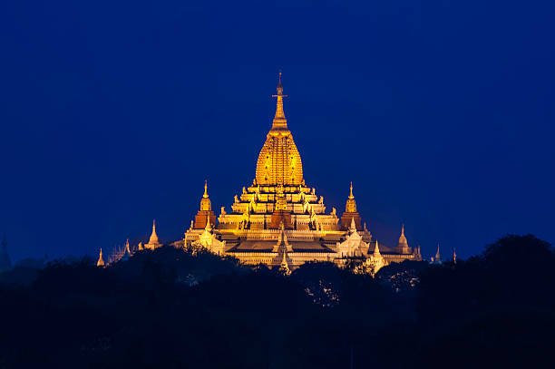 istock Beautiful temple of bagan after sunset. 532251340