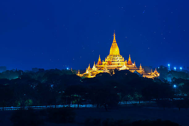 istock Ancient Ananda Pagoda at twilight, Bagan(Pagan), Mandalay, Myanmar 532251420