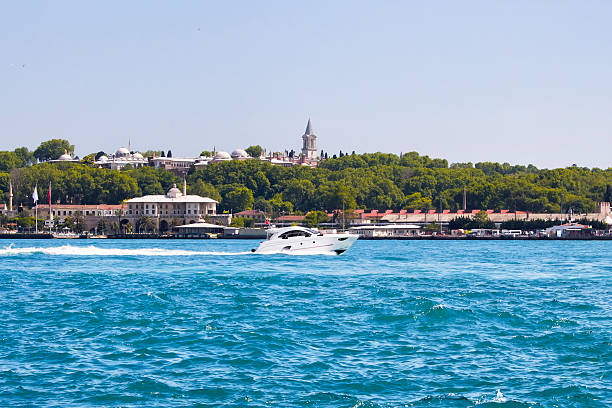 istock Yacht passes in front of Topkapi Palace in Istanbul 532251798