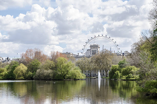 istock London Eye seen from St,James's Park 532254660