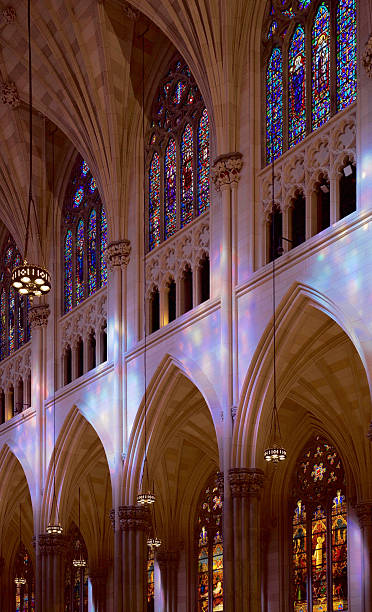 istock Colored Light and Vaults at Saint Patrick's Cathedral New York 532256780