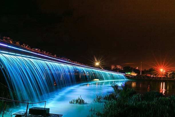 Starlight Bridge in night-HCM City