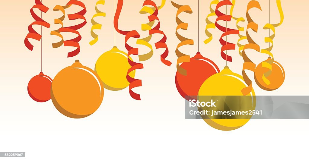balloons and streamers balloons and streamers banner 2015 stock vector