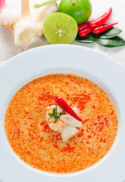 TomYumKung Thai spicy soup