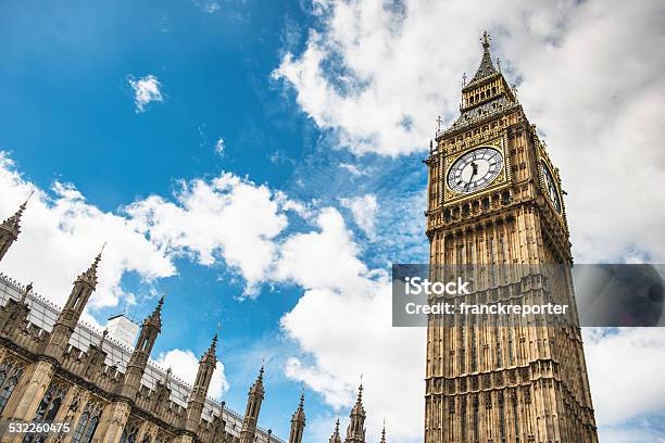 Big Ben Tower In London Stock Photo - Download Image Now - Big Ben, London - England, Clock