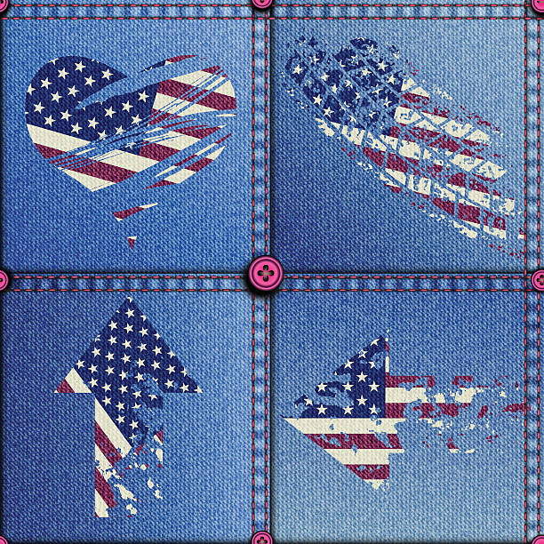 90+ Usa Flag Patch Illustrations, Royalty-Free Vector Graphics & Clip ...