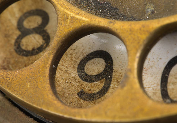istock Close up of Vintage phone dial - 9 532265514