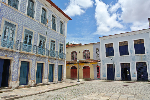 the historical city of Sao Luis in Brasil