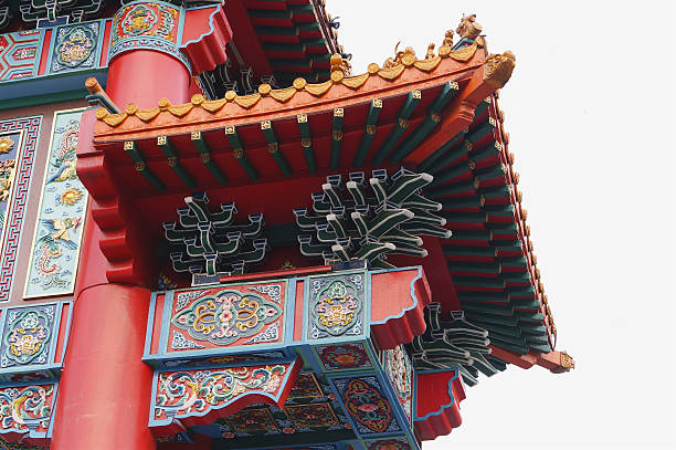 istock Arch of Chinese door facade 532274394