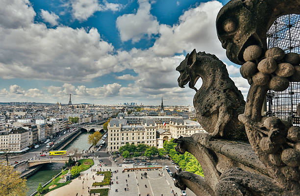 istock Gargoyle on Notre Dame Cathedral, France 532274908