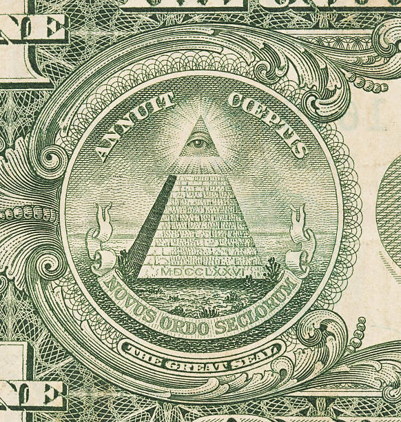 istock US one Dollar bill, close up, great seal 532275836