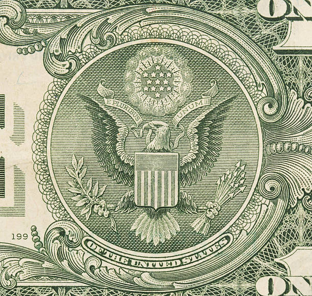istock US one Dollar bill, close up, seal USA 532276006