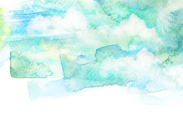 istock Watercolor illustration of cloud. 532276046