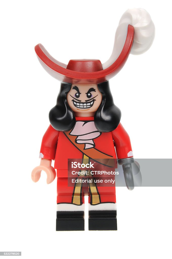 Captain Lego Disney Series Minifigure Stock Photo - Download Image Now - Disney, 2016, Cut Out iStock