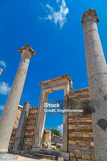 Ruins Of Ephesus Stock Photo - Download Image Now - Amphitheater, Ancient Civilization, Ancient Greece