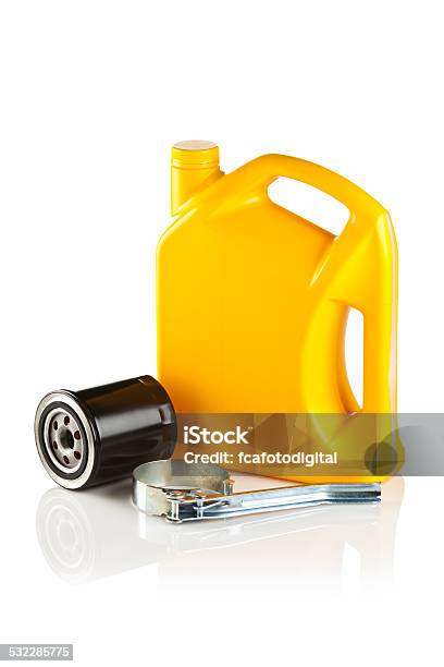 Engine Oil Change Stock Photo - Download Image Now - 2015, Bottle, Canister