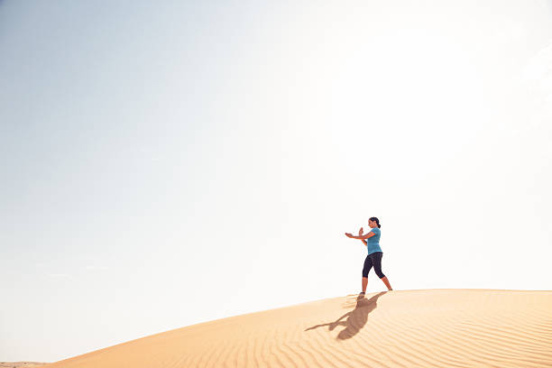 istock yoga in the desert 532286675