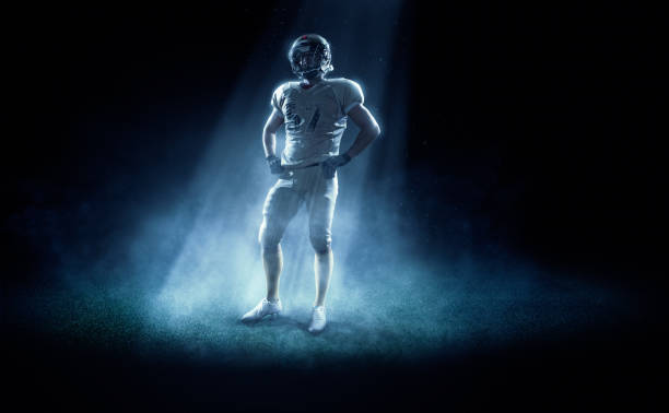 istock American football player in spotlight 532299375