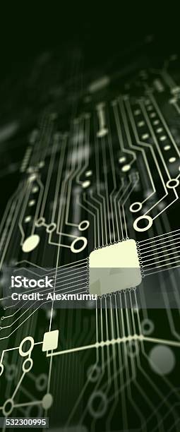 Electronic Board Stock Illustration - Download Image Now - 2015, Abstract, Art