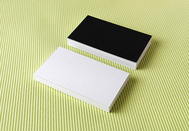 istock Business cards on green 532302269