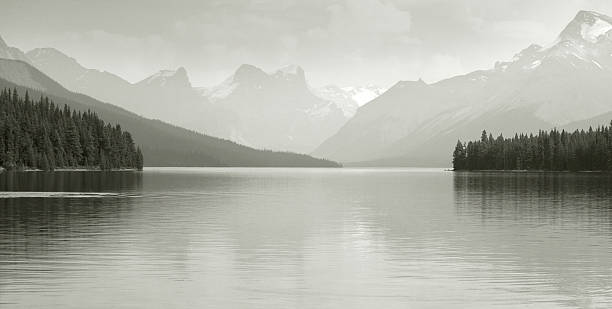 istock Canadian landscape with Maligne lake. Jasper. Alberta 532302547