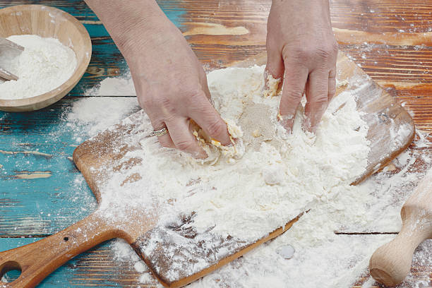 istock Pizza dough made from yeast and flour 532316457