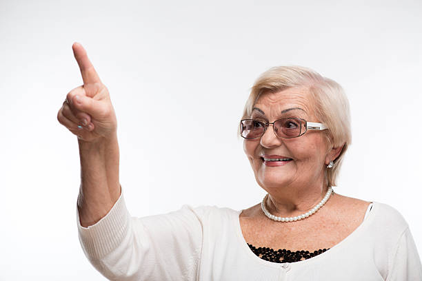istock Grandmother posing in sunglasses 532316935
