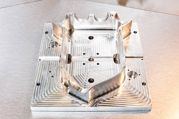 istock Industrial metal mold blank. Metalworking. CNC technology. 532318785