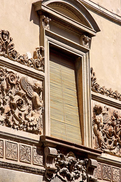 istock Closed window in Italian town 532319021