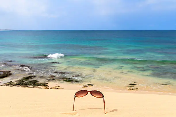 Beautiful view on beach and ocean, Boavista, Cape Verde - Cabo Verde