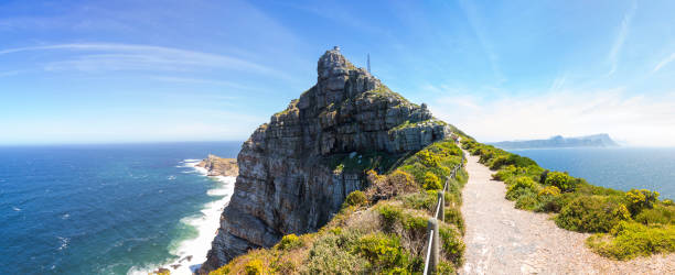 Cape Point walking trail stock photo