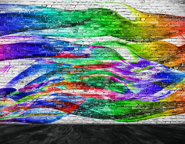 istock abstract colorful painting with foreground 532319989