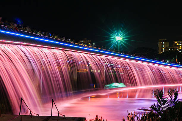Starlight Bridge in night-HCM City