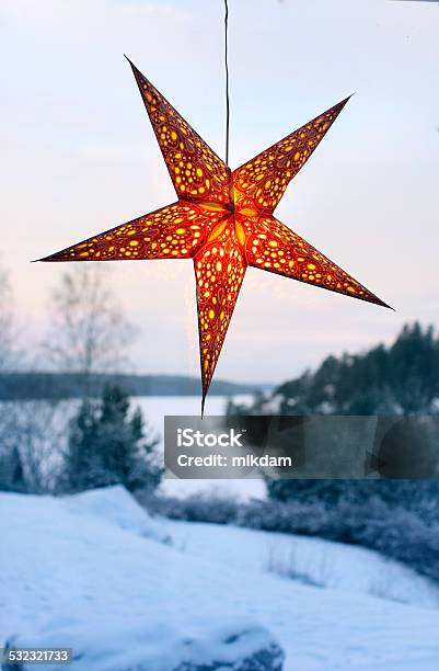 Illuminated Night Star Stock Photo - Download Image Now - 2015, Celebration, Christmas