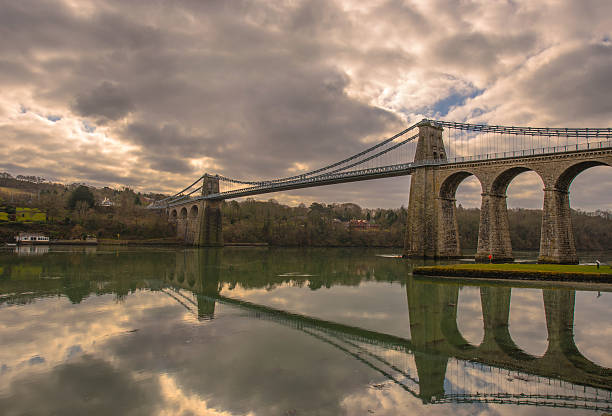 istock Menai Bridge and The Swellies Landscape 532322017