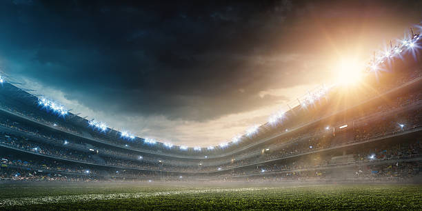 istock Dramatic american football stadium 532325298